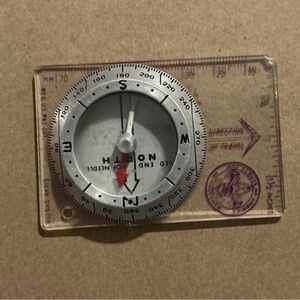 Boy Scouts Silva Transparent Compass with Ruler
